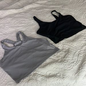 XL built in bra workout tank tops